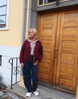 vendelawear.no Drottningholm Cardigan - Cabernet