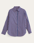 vendelawear.no Øland rutete skjorte - Midnattsblå