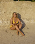 vendelawear.no Pakketilbud: Hydra Bikini + Rhodos Sarong - Solsikkegul
