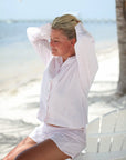 VendelaWear PJ-shorts PJ-Shorts - Justøya - Light Pink Stripe