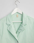 VendelaWear PJ-skjorte PJ-skjorte - Justøya - Green Stripe