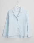 VendelaWear PJ-skjorte PJ-skjorte - Justøya - Light Blue Stripe