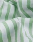 VendelaWear PJ-skjorte PJ-skjorte lang - Justøya - Green Stripe