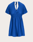 VendelaWear Kjole Kort kjole - Lindesnes - Ibiza Blue