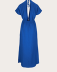 VendelaWear Kjole Lang kjole - Lindesnes - Ibiza Blue