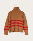 vendelawear.no Boston - High Neck - Cashmere - Genser - Brown/red