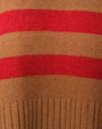 vendelawear.no Boston - High Neck - Cashmere - Genser - Brown/red