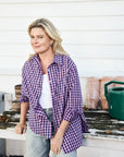 vendelawear.no Øland rutete skjorte - Midnattsblå