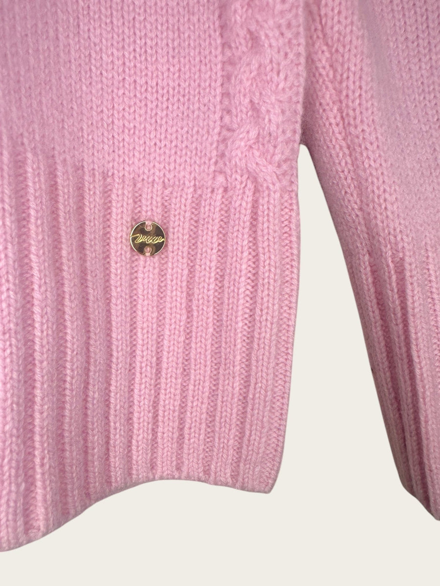 vendelawear.no Seattle - Folded Neck - Cashmere - Genser - Pink