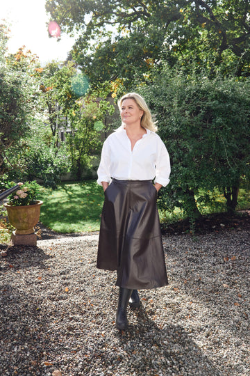 vendelawear.no Stockholm skinnskjørt - Trøffel