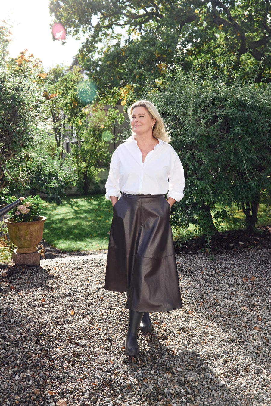 vendelawear.no Stockholm skinnskjørt - Trøffel