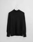 VendelaWear Paris High Neck Cashmere Sweater - Black