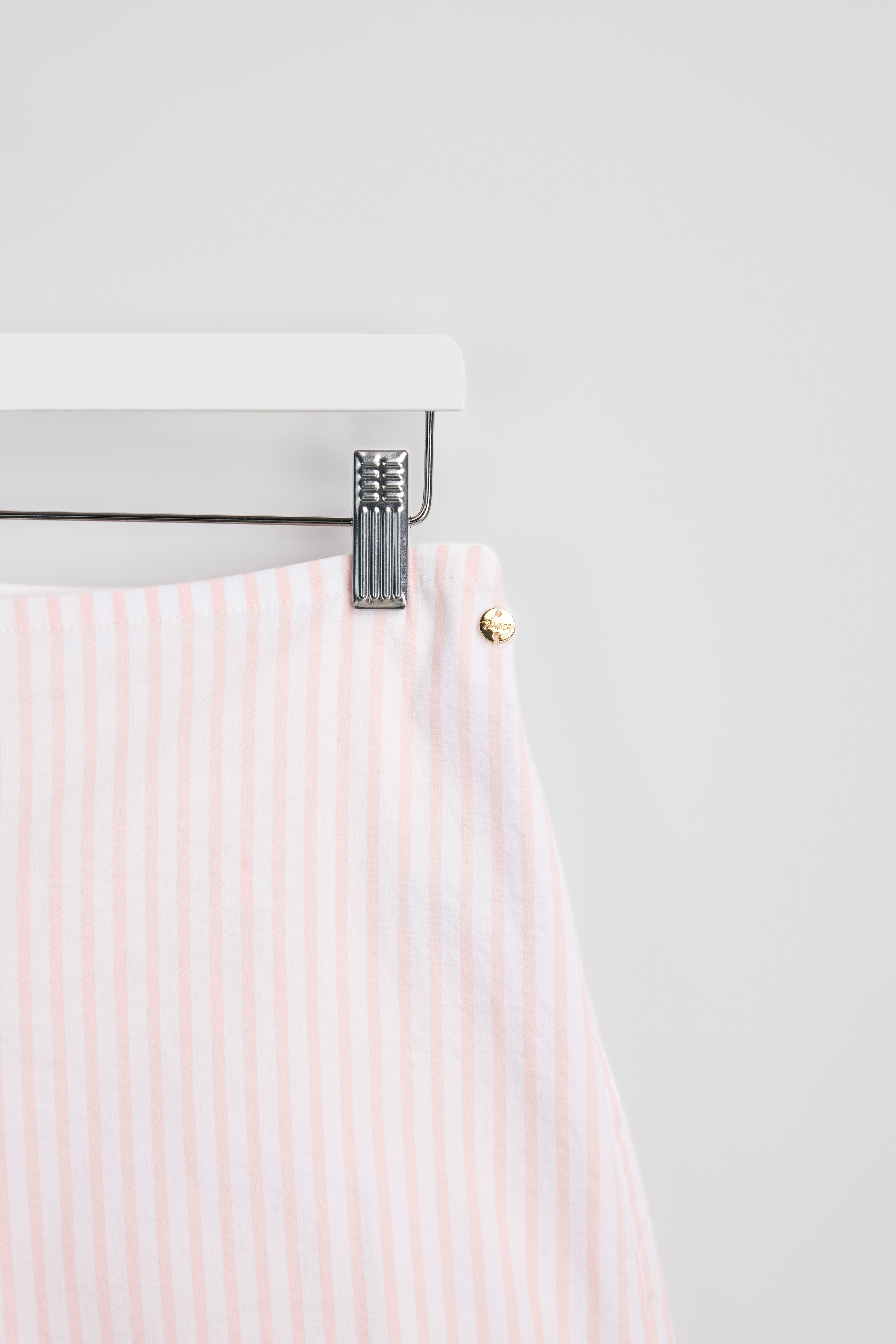 VendelaWear PJ-shorts PJ-Shorts - Justøya - Light Pink Stripe