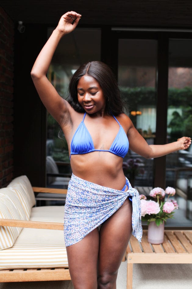 VendelaWear Sarong One Size Sarong - Copacabana - Classic Blue