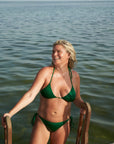 VendelaWear Top Bikini top - Mykonos - Cactus Green Scallion
